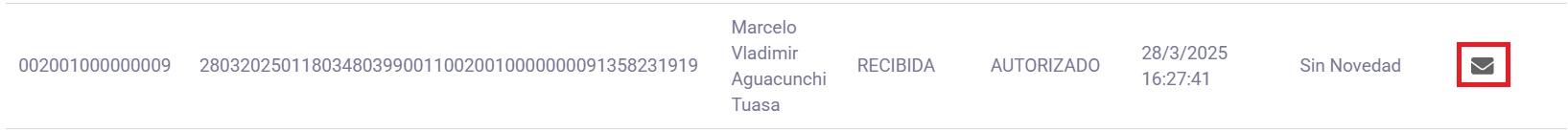 Enviar factura